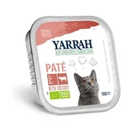 Mokra karma dla kotów - Yarrah Pasztet Bio 16 x 100 g - miniaturka - grafika 1