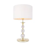 Lampy stojące - RLT93163-1GW REA II LAMPA STOŁOWA ZŁOTO-BIAŁA - miniaturka - grafika 1