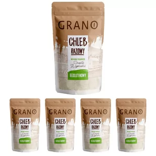 5 x Chleb razowy bezglutenowy - mieszanka do pieczenia 500 g Grano - Mąka - miniaturka - grafika 1