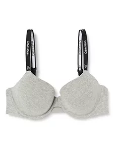Calvin Klein Lekko wyściełana Demi Biustonosz Demi-Plunge Kobiety, szary, 70F - Biustonosze - miniaturka - grafika 1