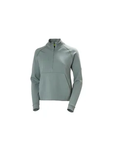 Bluza damska HELLY HANSEN W HP TECH SWEAT HALF szara M - Bluzy damskie - miniaturka - grafika 1