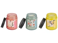 Świece - 3 świece zapachowe sojowe róża/ owoc kaki/ melisa FRUITY BLOOM - miniaturka - grafika 1