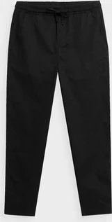 Spodnie męskie - Outhorn Spodnie męskie TTROM031 Głęboka czerń r. S - grafika 1