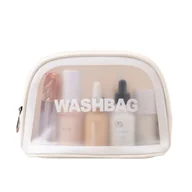 Kosmetyczki, organizery i kuferki - Ecarla, Kosmetyczka Rozkładana Washbag, Kuferek, Biały - miniaturka - grafika 1