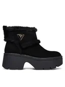 Botki damskie - Guess Botki FLFBRD ESU10 Czarny - miniaturka - grafika 1