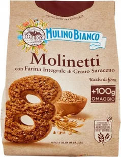 Ciastka Molinetti pełnoziarniste 800g Mulino Bianco kruche włoskie duże opk - Ciastka - miniaturka - grafika 1