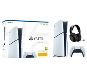 Konsole Playstation - Sony PlayStation 5 Slim E Chassis PS5 1TB z napędem + Słuchawki SteelSeries Arctis Nova 5P Wireless - miniaturka - grafika 1
