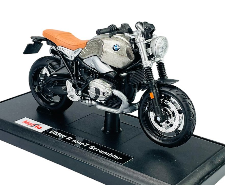 MAISTO BMW R nineT SCRAMBLER BIAŁE PUDEŁKO 1:18 39351