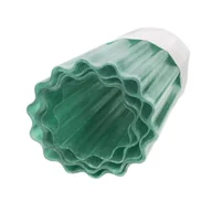 Rynny i akcesoria - Gutta Poliester zielony falisty w rolce 1x10m - miniaturka - grafika 1