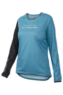 Koszulki rowerowe - Koszulka MTB Damska O'Neal ELEMENT HYBRID V.23 Lodowoniebieski/CzarnyM - miniaturka - grafika 1