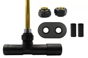 Zawór jednootworowy regulacyjny UNICO czarny strukturalny All in one prawy Pex - Zawory i kraniki Zawór jednootworowy regulacyjny UNICO czarny strukturalny All in one prawy Pex - Zawory i kraniki - miniaturka - grafika 1