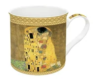 Filiżanki - Easy Life JD Diffusion 170 kli1 walizka z Klimt filiżanka ceramiczna wielokolorowy 13,8 x 13 x 10,2 cm 170KLI1 - miniaturka - grafika 1