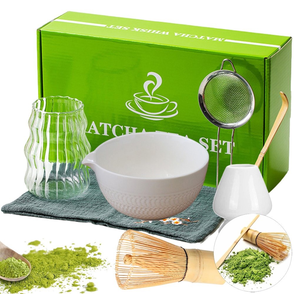 Zestaw Startowy Matcha Zestaw Do Herbaty Matcha Dla Miłośników Matchy 7SZT
