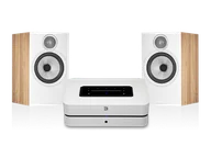 Zestawy stereo - Bluesound POWERNODE (biały) + 606 S3 (dąb) - miniaturka - grafika 1