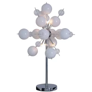 Naeve Leuchten C, lampy stołowe Naeve "Explosion", metalowy, 10 W, G4, 50 x 50 x 73 cm, chrom 3073223 3073223 - Lampy stojące - miniaturka - grafika 1