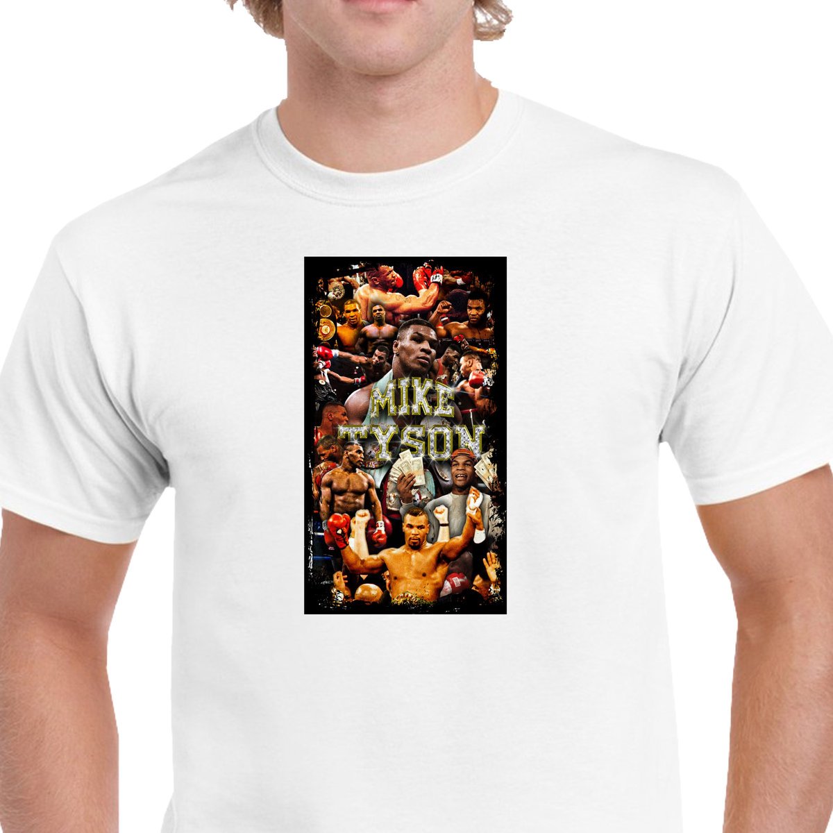Koszulka Mike Tyson Bokser Bokserska Siłownia Trening Sport Czarna P048 L