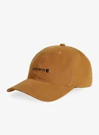 Czapki damskie - Czapka z daszkiem damska Carhartt Canvas Embroidered Graphic Cap - carhartt brown - miniaturka - grafika 1
