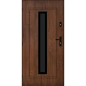 Drzwi zewnętrzne - Pantor Drzwi zewnętrzne stalowe wejściowe Nantes orzechowe 90 lewe - miniaturka - grafika 1