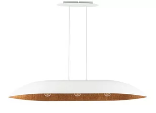 Stylowa lampa wisząca GONDOLA L 40638 3xE27 biało miedziany - Lampy sufitowe - miniaturka - grafika 1