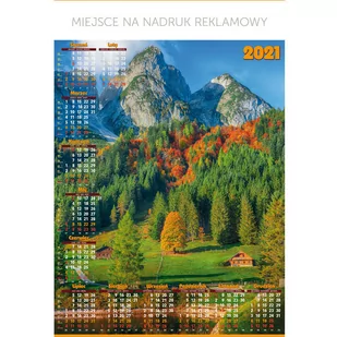 Telegraph Kalendarz Plakatowy B1, P07 - JESIEŃ 67x98 cm - Kalendarze - miniaturka - grafika 1