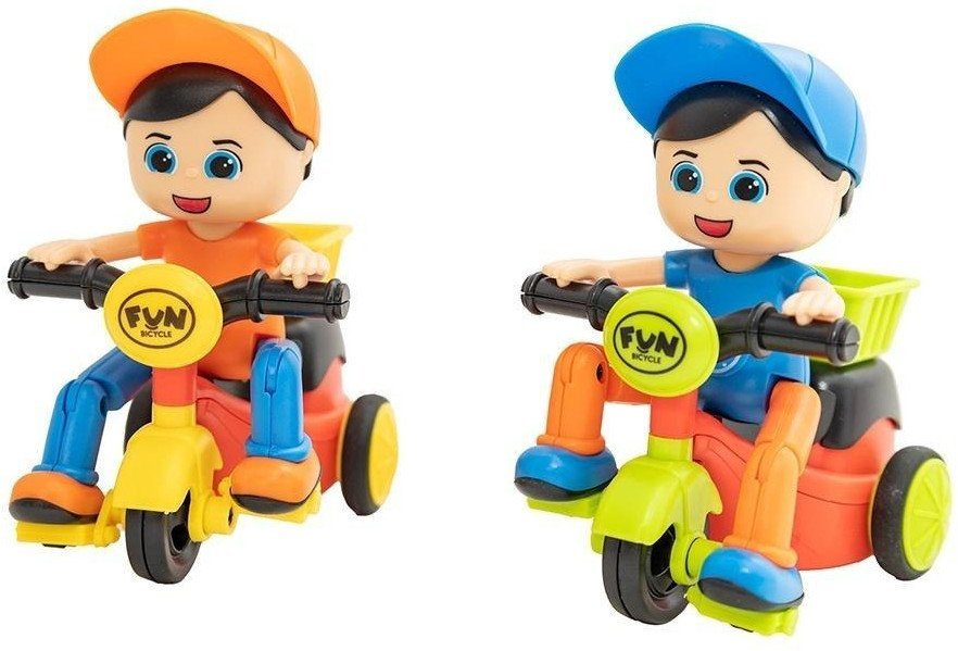Chłopczyk na rowerku pojazd dla malucha mix