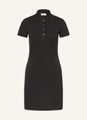 Sukienki - Lacoste Sukienka Polo Z Piki schwarz - miniaturka - grafika 1