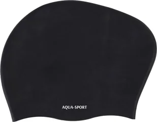 AQUA-SPORT Czepek pływacki silikonowy na długie włosy - Pływanie - miniaturka - grafika 1