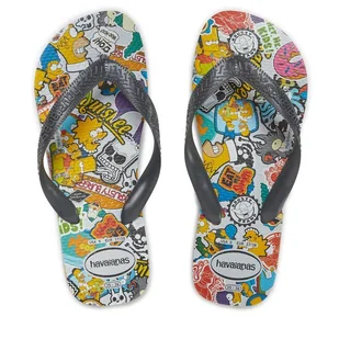 Japonki Havaianas 41378895233 Szary - Klapki i japonki damskie - miniaturka - grafika 1