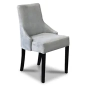 Krzesła - Tapicerowane krzesło do jadalni KAREN GŁADKIE kolory do wyboru - miniaturka - grafika 1