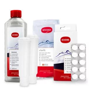 Zestaw NIVONA Filtr NIRF700 NIRF701 2szt, NIRK703 Odkamieniacz 500ml, NIRT701 Tabletki Czyszczące 10szt - Akcesoria i części do ekspresów do kawy - miniaturka - grafika 1