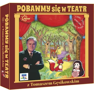 Abino Pobawmy się w teatr z Tomaszem Gęsikowskim - Gry planszowe - miniaturka - grafika 1