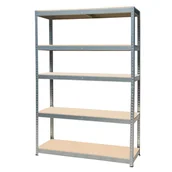 Szafy i regały magazynowe - STABILNY MOCNY REGAŁ MAGAZYNOWY METALOWY 180X120X45 DO MAGAZYNU WARSZTATU METALKAS - miniaturka - grafika 1