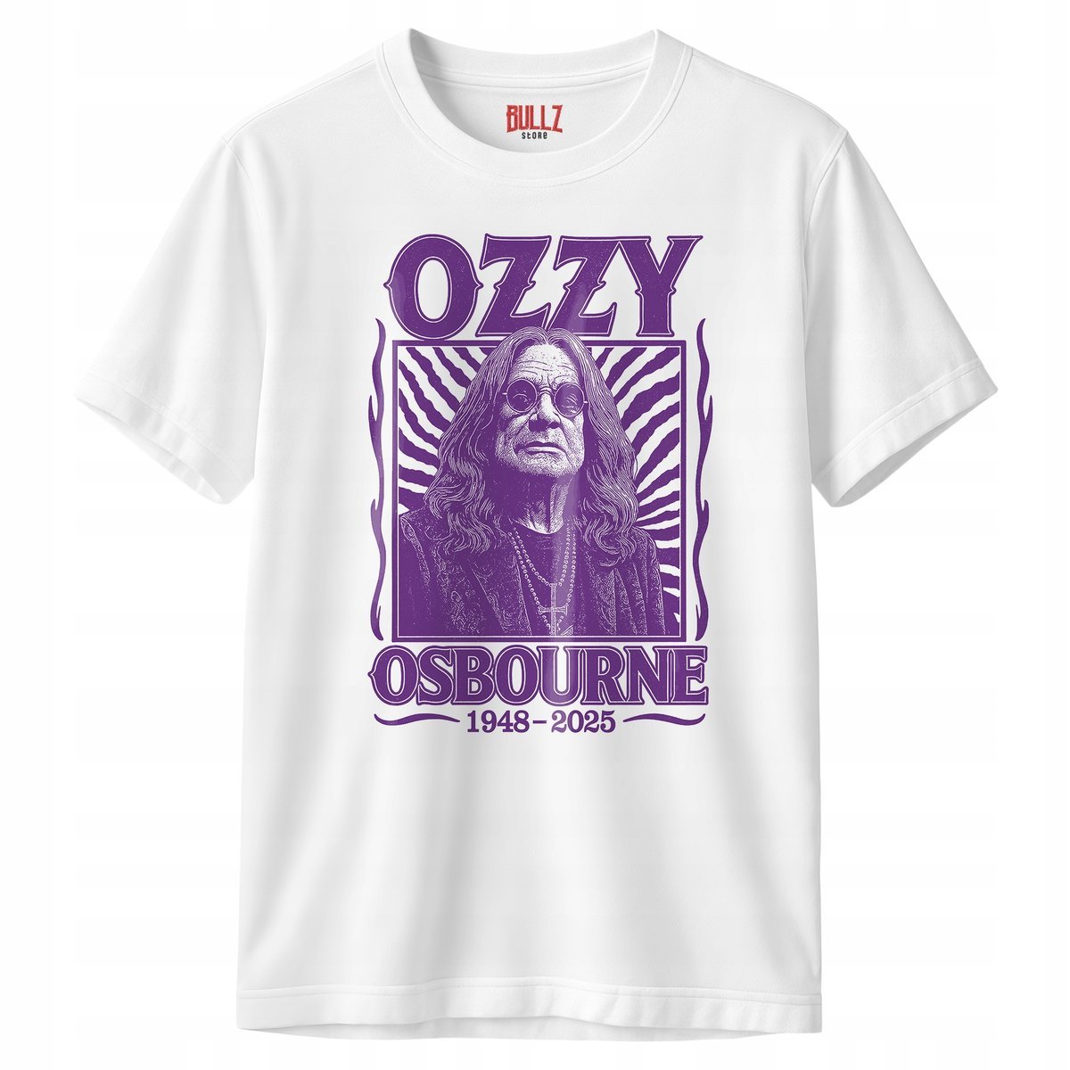 Koszulka biała męska Ozzy Osbourne Black Sabbath Dla Fanów r. M