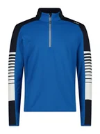 Odzież trekkingowa męska - CMP Bluza polarowa w kolorze niebiesko-czarno-białym - miniaturka - grafika 1