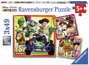 Ravensburger Puzzle 3 x 49 elementów. Toy Story - Puzzle - miniaturka - grafika 1