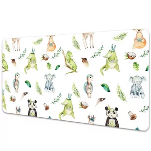 Mata ochronna na biurko Wesołe zwierzęta 90x45 cm - Podkładki na biurko - miniaturka - grafika 1