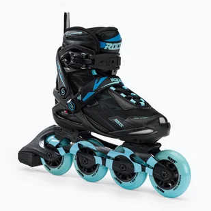 Rolki damskie Roces Helium II TIF black/azure - Rolki - miniaturka - grafika 1