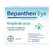 BAYER Bepanthen Eye krople do oczu 10 ampułek Długi termin ważności! 9071500