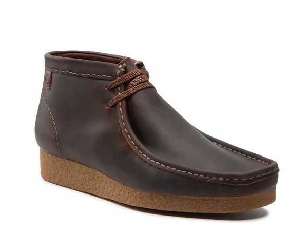CLARKS SHACRE TRZEWIKI MĘSKIE SKÓRZANE 43 16DA