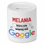 Skarbonki - Skarbonka 330 ml Dla Klaudii Córki Dziecka z Nadrukiem ze Zdjęciem + Opakowanie na prezent (wzór 03) - miniaturka - grafika 1