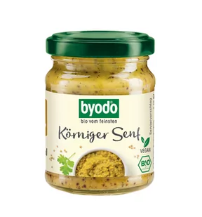 Byodo Musztarda ziarnista bezglutenowa 125 ml Bio - Musztardy - miniaturka - grafika 1