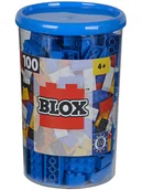 Klocki - Simba 100-częściowy zestaw klocków "Blox" w kolorze niebieskim - 4+ - miniaturka - grafika 1