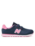 Buty dla dziewczynek - New Balance Sneakersy GV500NP1 Granatowy - miniaturka - grafika 1