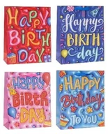 Opakowania i torebki na prezenty - Torebka ozdobna 26x32x10cm party mix Rozette - artykuł papierniczy - miniaturka - grafika 1