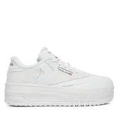 Buty dla dziewczynek - Sneakersy Reebok CLUB C EXTRA 100075205 Biały - miniaturka - grafika 1