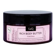 Balsamy i kremy do ciała - LaQ - Rich Body Butter - Bogate masło do ciała - Kocica Piwonia - 200 ml - miniaturka - grafika 1
