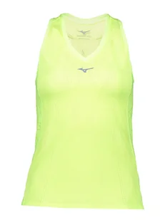 Mizuno Top "Aero" w kolorze żółtym do biegania - Koszulki sportowe damskie - miniaturka - grafika 1