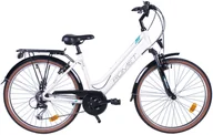 Rowery - Rower trekkingowy Romet Gazela 26 1 M(17") biało-turkusowy - miniaturka - grafika 1