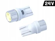 Żarówki samochodowe - Żarówka Vision W5W (T10) 24V 1x Hp Led, aluminiowa oprawka, biała, 2 szt. - miniaturka - grafika 1