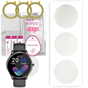 3x Folia hydrożelowa MATOWA do Garett Women Paula - apgo Smartwatch Hydrogel MATTE Protection Ochrona na ekran smartwatcha - Akcesoria do smartwatchy - miniaturka - grafika 1